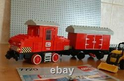 Lego 4.5v 7720 Diesel Train De Marchandises 4.5 Volt Voie Ferrée Eisenbahn