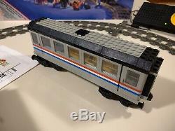 Lego 4558 Metroliner Train Avec La Boîte Track & 4548 9v Contrôle Set Incomplet (10001)