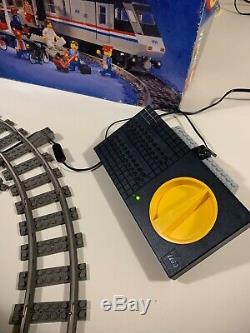 Lego 4558 Metroliner Train Avec La Boîte Track & 4548 9v Contrôle Set Incomplet (10001)