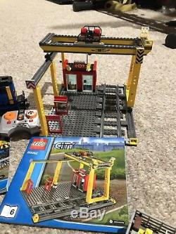 Lego 6059267 Ville Trains Cargo Train 60052 Avec Extra Tracks. 99% Complet