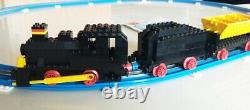 Lego 725 Vintage 12v Train De Marchandises Et Piste Avec Instructions, Rare