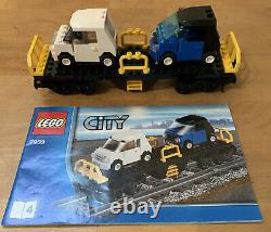 Lego City 7939 Cargo Train 100% Complet Avec Pistes Et Fonctions De Puissance No Box