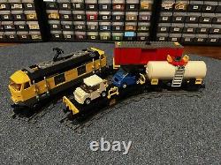 Lego City 7939 Train de Marchandises Ensemble Complet Fonctions Électriques / Voie Locomotive