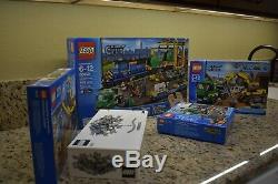 Lego City Bundle Cargo Train 60052, Camion 60020, Pelle 60075, Piste 8867,4203