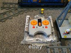 Lego City Cargo Train (60052), Station (60050) Et Voie Droite Supplémentaire (7499)