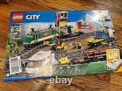 Lego City Cargo Train 60198 Bâtiment De Train À Télécommande Réglé Avec Les Voies Nib