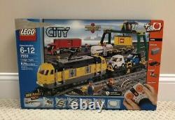 Lego City Cargo Train Set # 7939 Confirmé Complet Avec Piste Supplémentaire Set #7499