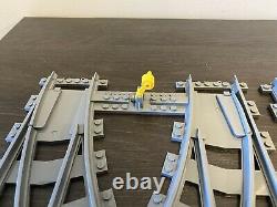 Lego City Double Crossover Train Track (7996) 100% Complet Avec La Boîte Pas De Manuel
