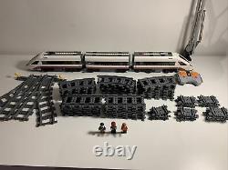 Lego City High-speed Passenger Train 60051 Working, Pistes Supplémentaires, Bon État