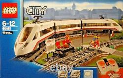 Lego City Remote Cntrl Train De Voyageurs À Grande Vitesse (60051) + Voie Et Points Supplémentaires