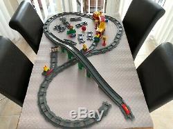 Lego Duplo Train -big Lot-41 Bits Piste De Batterie Locomotive -former Pont