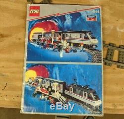 Lego Legend Metroliner 9v 10001 Presque Complet Avec La Boîte, Les Pistes, Et Instructions