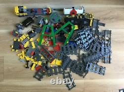 Lego Lego City Cargo Train Tracks 7939 95% Complet Viennent Dans La Boîte D’origine
