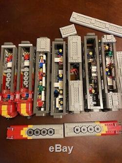 Lego Santa Fe Super Chief Moteur Train Énorme Voitures Passagers Lot Propre Piste