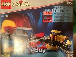 Lego Set # 4564 Fret Ferroviaire Runner Train Avec Set Vrac Supplémentaire Piste