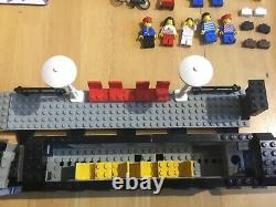 Lego Train 9v 4558 Metroliner Utilisé Ensemble De Train. Avec Piste Supplémentaire Et Alimentation Électrique