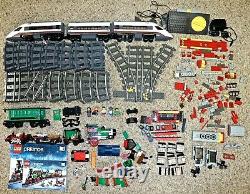 Lego Train Lot Santa Fe Super Chef 10020 10254 60051 10015 10014 +tons De Track