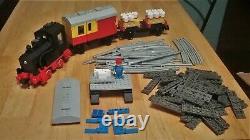Lego Train Set 7722 Locomotive Électrique Cargo Cargo Rail Rail Minifigure