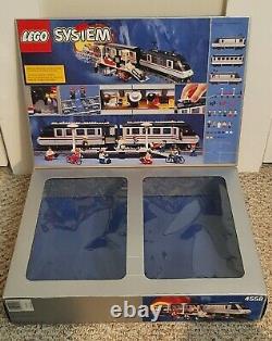 Lego Trains 9v Metroliner (4558) 100% Complet Avec Boîte Avec Boîte Avec Piste