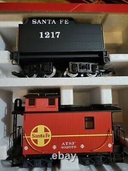 Lgb G Scale Santa Fe Freight Train Starter Set #72423 Moteur, Voie