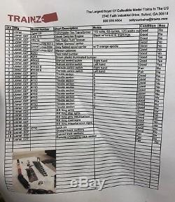 Lionel 027 Gauge Train Trainmaster Transformateur 70 Sections De Voie 610 Moteur +