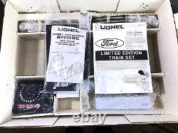Lionel 6-11814 Ltd Edition Ford Train Set-o Manomètre-complete- Nouveau-tested Good