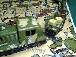 Lionel #6-1355 Commando Assault 5 unit O/O27 Military Supply Freight Train Set<br/>Lionel #6-1355 Commando Assault 5 unit O/O27 Ensemble de train de fret militaire de l'unité de fourniture