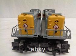 Lionel Erie Lackawanna Freight Set Avec 2 Diesel Rs-3 Engine 6-11726 O Gauge Train
