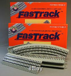 Lionel Fastrack Lot Track Suremballage Décès Loop Interrupteur Train Rapide 6-12031 Nb