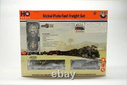 Lionel Ho Scale Nickel Plate Routier Fast Freight Train Set Piste À Vapeur 1951010 Nouveau
