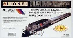 Lionel New Jersey Transit Diesel Engine Passager Set 6-11833! O Gauge Train Nj