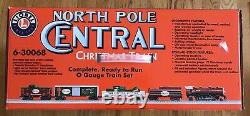 Lionel North Pole Central Christmas Train Set O Scale Steam Music Boxcar 6-30068