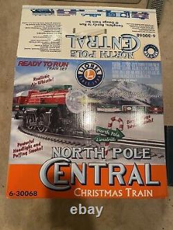 Lionel Pôle Nord Central Train De Noël Prêt À Courir Train Set