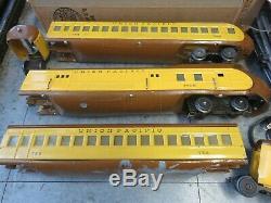 Lionel Trains Passagers Set Up 752e 753 754 Af Transformateur 1292 Tracks Box Vtg