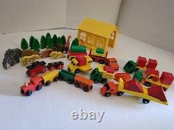 Lot Of Vintage Brio Train Sets Track Pieces And Miscellaneous Accessories