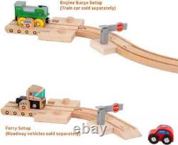 Lot de rails de train en bois, ensemble de voies ferrées Thomas The Train Brio Accessoires 68 pièces