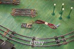 Marx 898 Ensemble de train électrique à l'échelle O avec wagons, rails et accessoires
