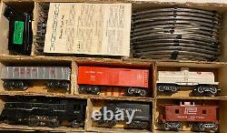 Marx Sears Allstate Electric Train Set #9734 Complet Avec La Jauge Originale Box O