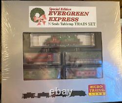 Micro-Trains N Scale Evergreen Express Table Top Set #1511, non ouvert