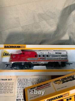 Mint Bachmann Train Set Ho Scale Track Power Pack Electric Locomotive Caboose