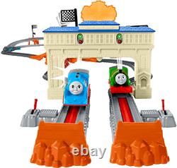 Motorized Train Playset Thomas Friends Track Master Percy Railway Race Set Jouet