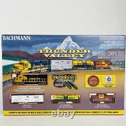 N Scale Bachmann 24013 Atsf Santa Fe Thunder Valley Train Set Avec Voie E-z
