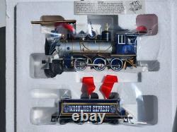 NOUVEAU Set de Train HO Silver Moon Express Locomotive Wolf Tender 3 Voitures Contrôleur de Piste
