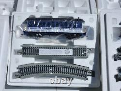 NOUVEAU Set de Train HO Silver Moon Express Locomotive Wolf Tender 3 Voitures Contrôleur de Piste