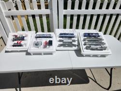 NOUVEAU Set de Train HO Silver Moon Express Locomotive Wolf Tender 3 Voitures Contrôleur de Piste