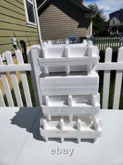 NOUVEAU Set de Train HO Silver Moon Express Locomotive Wolf Tender 3 Voitures Contrôleur de Piste