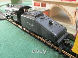 Nmib Tyco Little Train Vers Les Années 1950 Mantua Steam Engine Freight Track Set Allumé