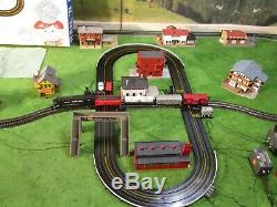 Nmib Vintage Marx Rail & Route Slot Car Railroad Train Voie Set Race