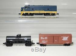 Nouveau Micro Trains Z Echelle Chesapeake & Ohio Set No Track # 994 03 961 # Totes1