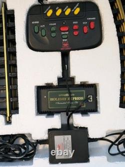 Nouveau Train Animé Express de Vacances Bright #380 Lumières Sons Avec Boîte Complet